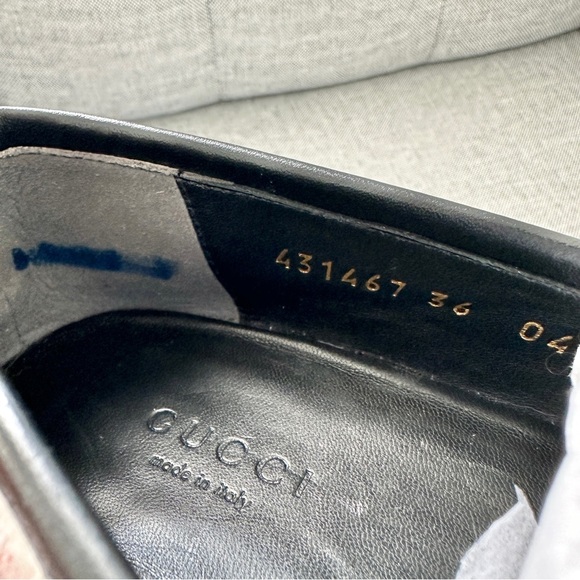 NEW Gucci Princetown Tweed Horsebit Loafers EU 36 US 6 Red and Pink Check - Picture 10 of 10